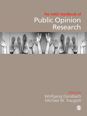 cover image of The SAGE Handbook of Public Opinion Research